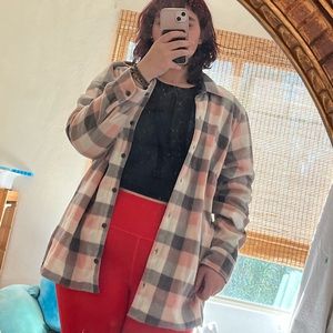 Super soft plaid jacket/button up.